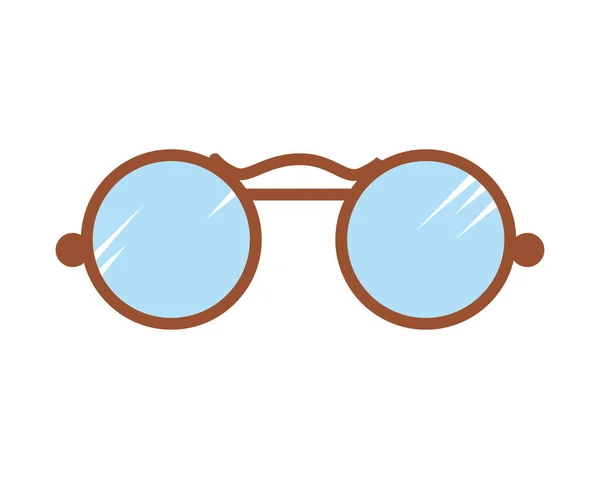 Eye glasses accessory icon — Stock Vector