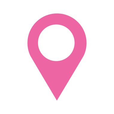 İşaretçi konumu beyaz arka planda