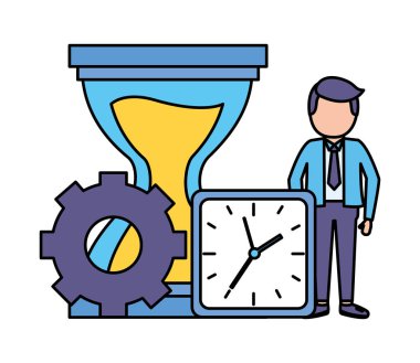 işadamı saatindeki kum saati