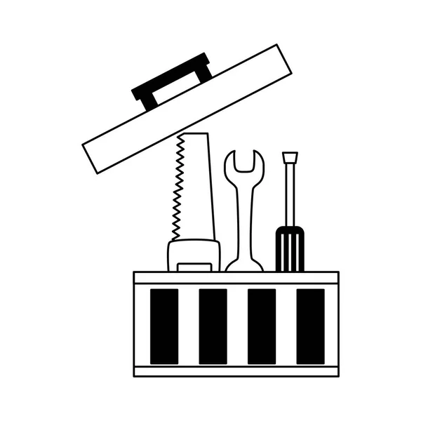 Werkzeugkasten reparieren — Stockvektor