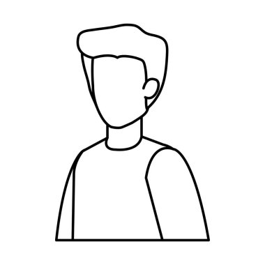 genç adam avatar karakter