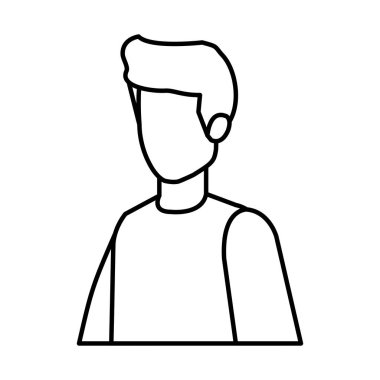 genç adam avatar karakter