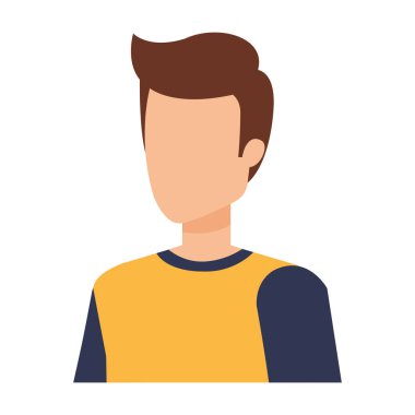 genç adam avatar karakter