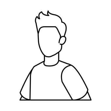 genç adam avatar karakter