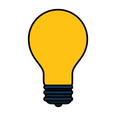 Ampul Işık izole simgesi