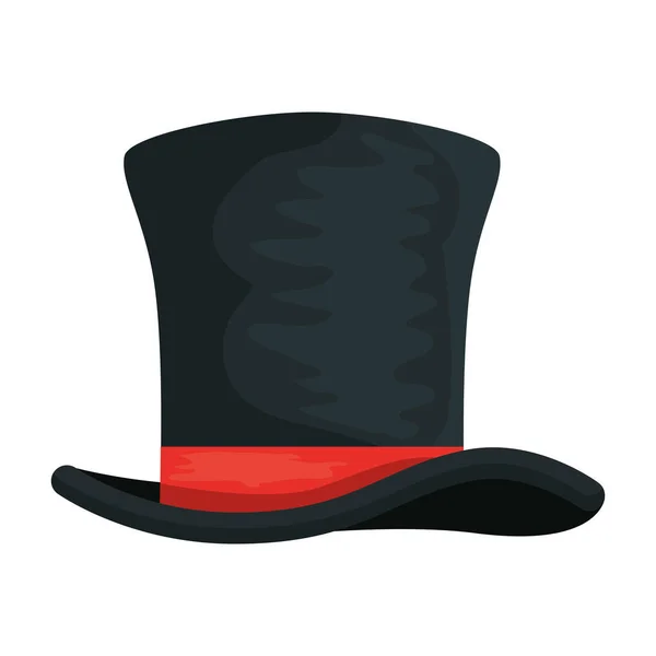 Gentleman top hat icon — Stock Vector