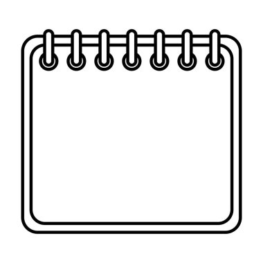 Takvim hatırlatma izole simgesini