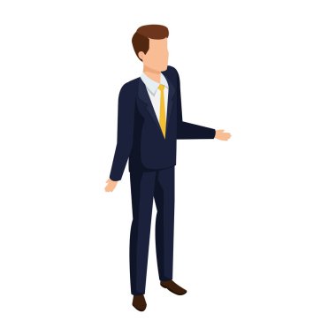 zarif işadamı avatar karakter