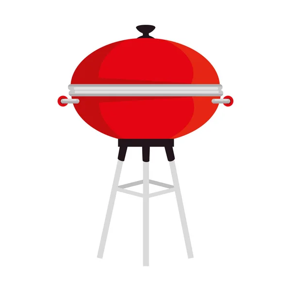 Oven grill geïsoleerde pictogram — Stockvector