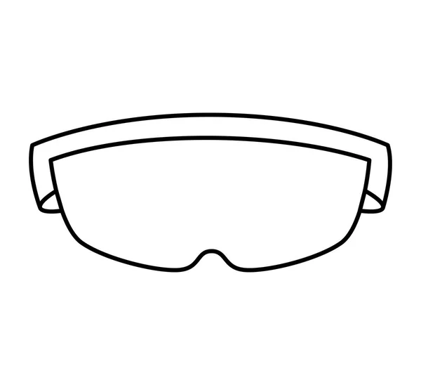 Augmented reality glasses icon — Stock Vector