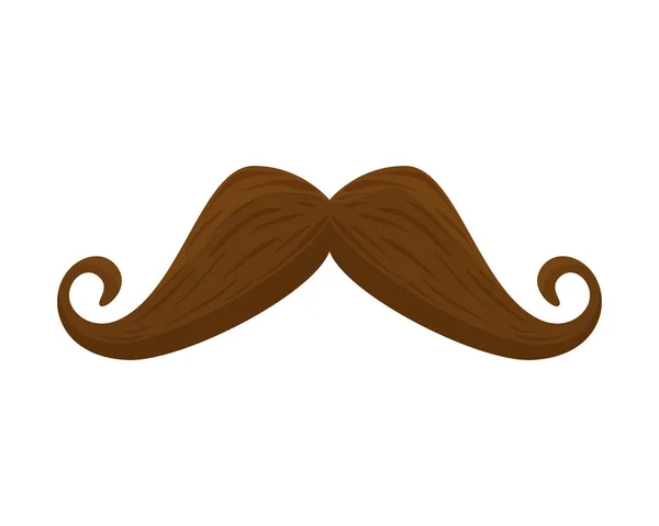 Mustache style hipster accessory — Stock Vector