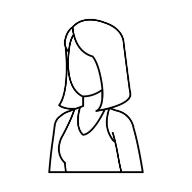 güzel ve genç kadın karakter