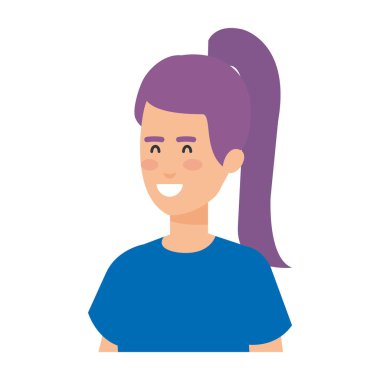 güzel ve genç kadın karakter