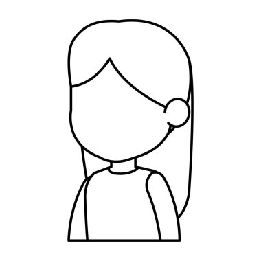 Güzel küçük kız karakter