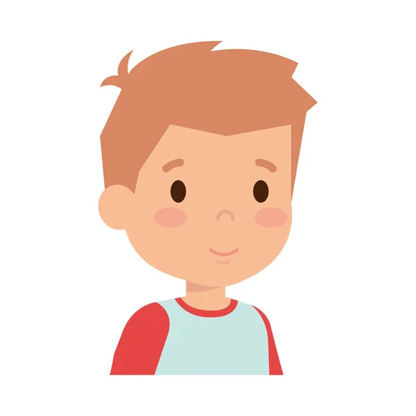 Cute little boy character — Stock Vector
