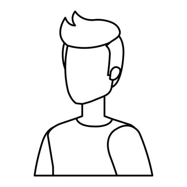 genç adam avatar karakter