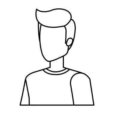 genç adam avatar karakter