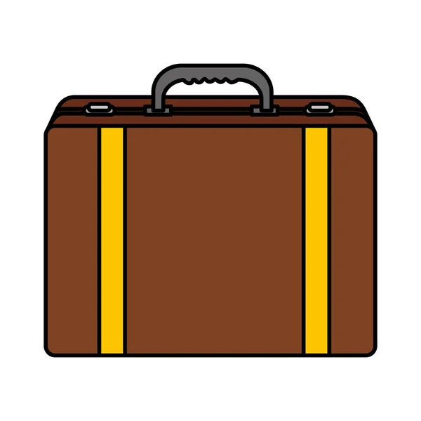 가방 여행 고립 된 아이콘 — 스톡 벡터