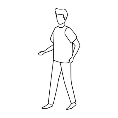 genç adam avatar karakter