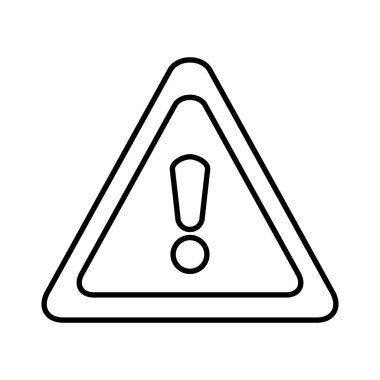 Uyarı üçgeni sembol simge