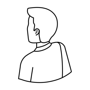 zarif işadamı arka avatar karakter