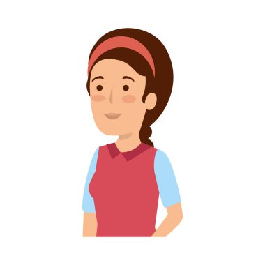 güzel ve genç kadın karakter