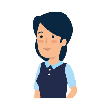 güzel ve genç kadın karakter