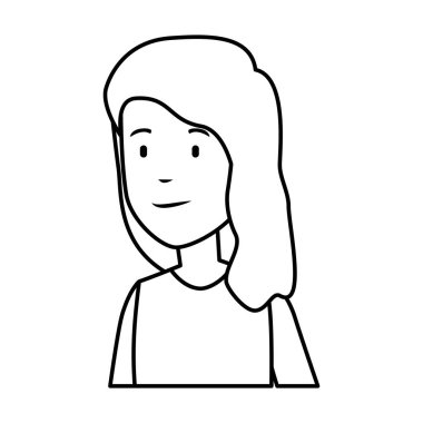 güzel ve genç kadın karakter