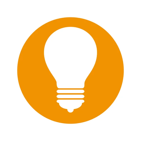 Bulb light isolated icon — Stock Vector