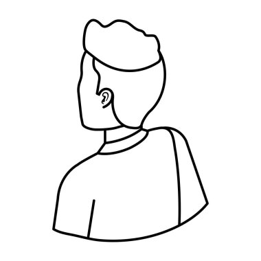 zarif işadamı arka avatar karakter