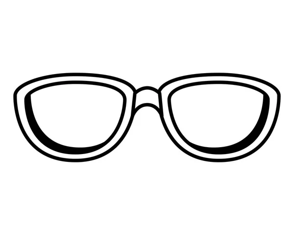Sommaren solglasögon tillbehör ikonen — Stock vektor
