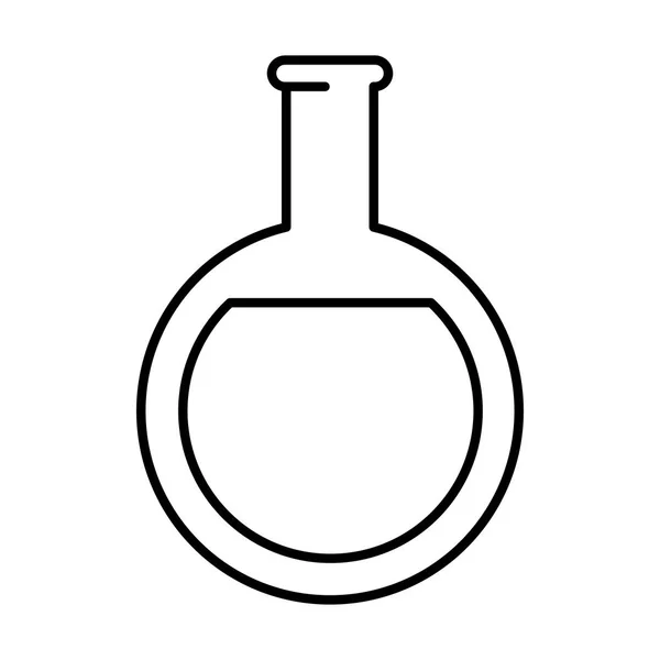Icona isolata della prova del tubo — Vettoriale Stock