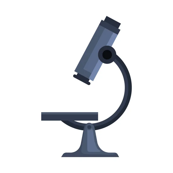 Icona del dispositivo del laboratorio del microscopio — Vettoriale Stock