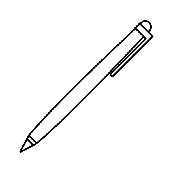 Stift Tinte isoliert Symbol — Stockvektor