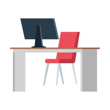 Ofis Masası masaüstü işyeri sahne ile