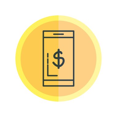 Doları sembolü ile Smartphone