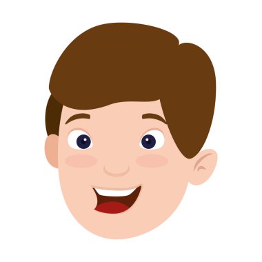 Sevimli küçük çocuk baş karakter.