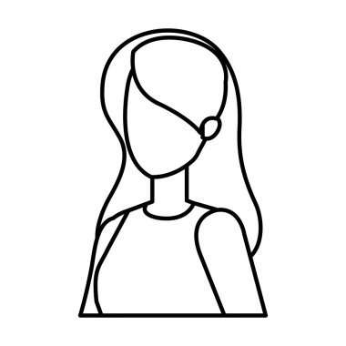 güzel ve genç kadın karakter