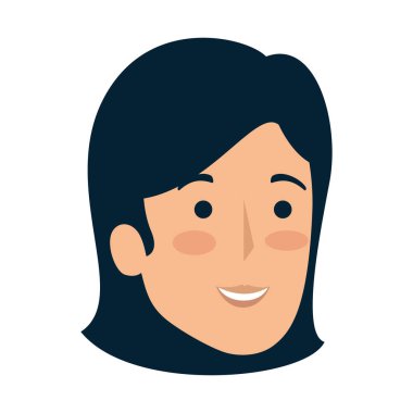 güzel bir kadın baş avatar karakter