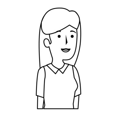 güzel ve genç kadın karakter