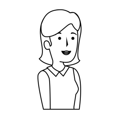 güzel ve genç kadın karakter