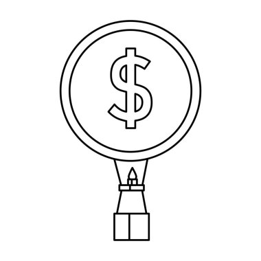 sikke para ile sıcak hava balonu