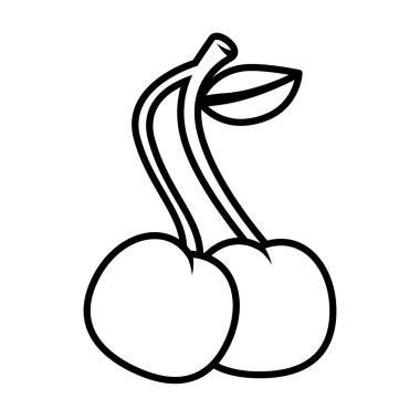 taze kiraz meyve simgesi