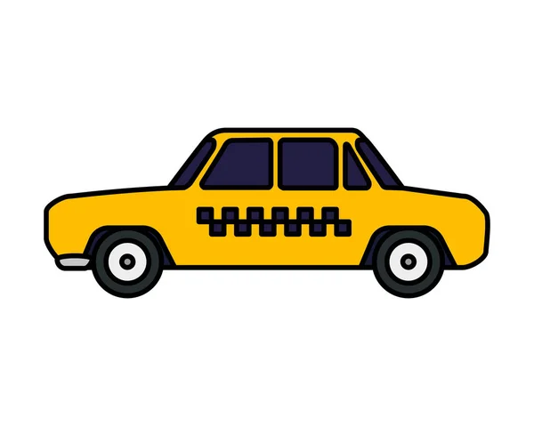 Taxi coche servicio público — Vector de stock