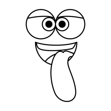 deli yüz ifade simgesi