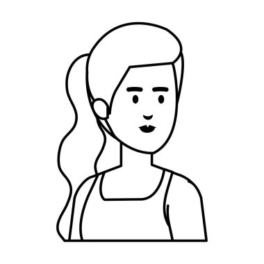 şık iş kadını avatar karakter