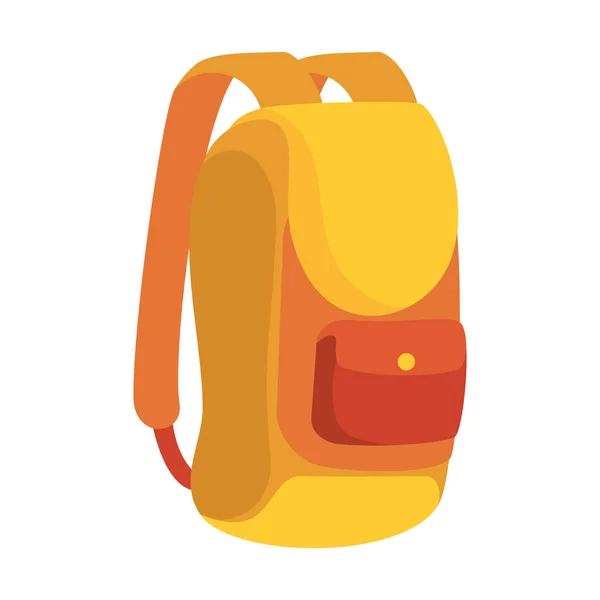 Travel bag geïsoleerde pictogram — Stockvector