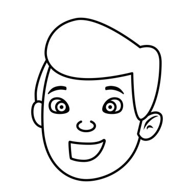 Sevimli küçük çocuk baş karakter.