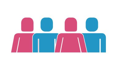 insanlar siluet rakam grubu