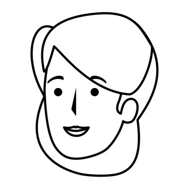 güzel bir kadın baş avatar karakter